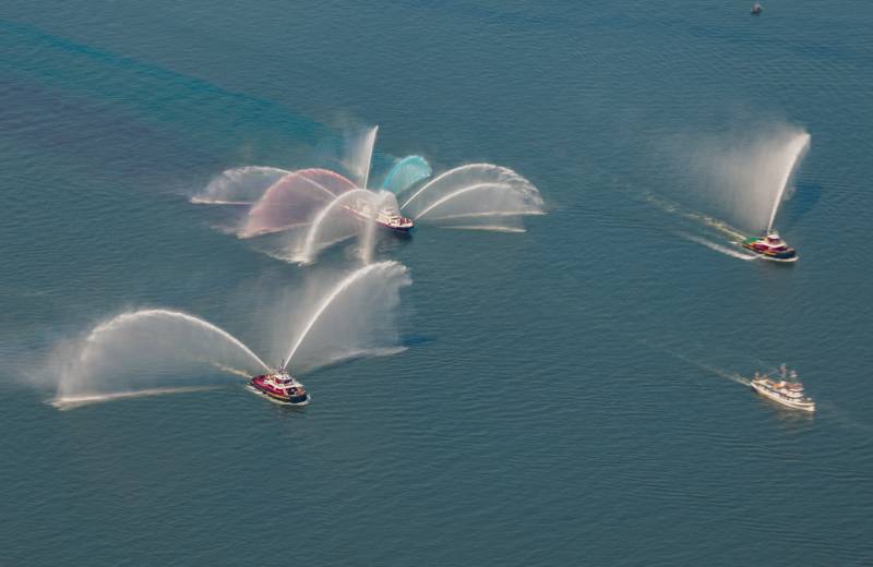 Goodyear Blimp NYC Sail the 4th 34. Photo: Katy Robinson/Goodyear