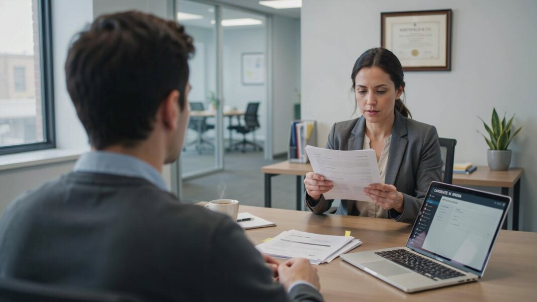 hiring manager reviews application with second change candidate from Adam Kidan.