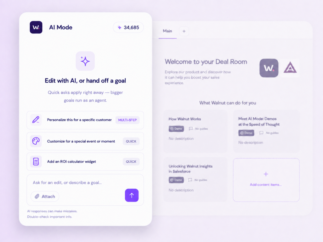Walnut Bets AI Agents Can Turn Product Demos Into a Two-Way Buyer Experience