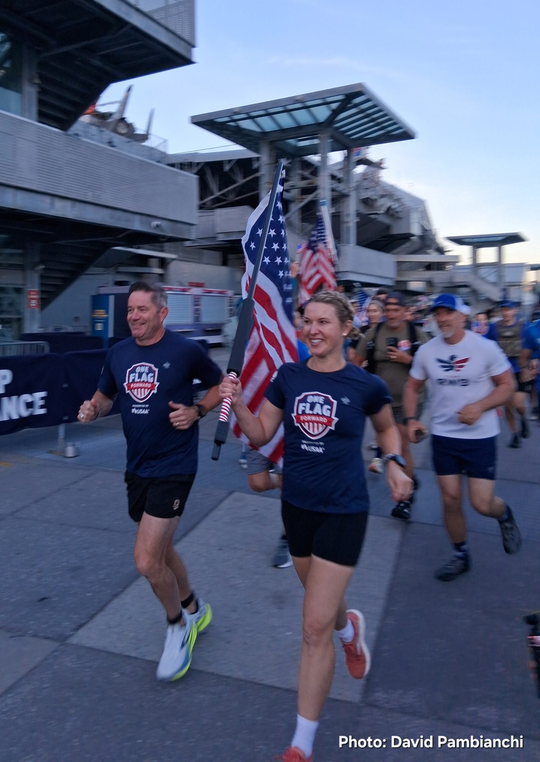 One Flag Forward begins. Photo: David Pambianchi.