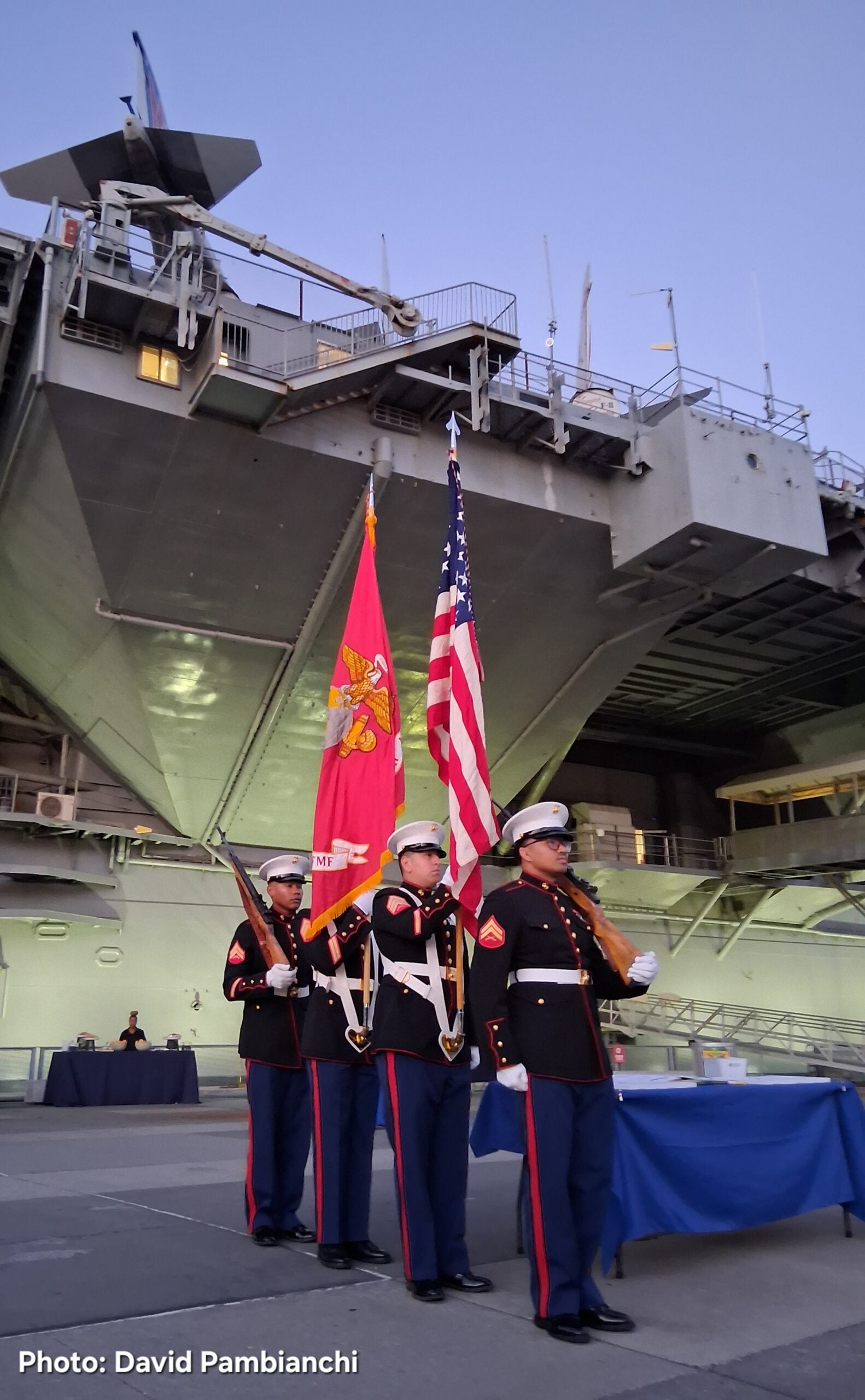 Marine Honor Guard, Photo: David Pambianchi.