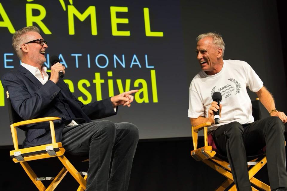 Will Roberts with Craig Kilborn at the 2024 Carmel International Film Festival.