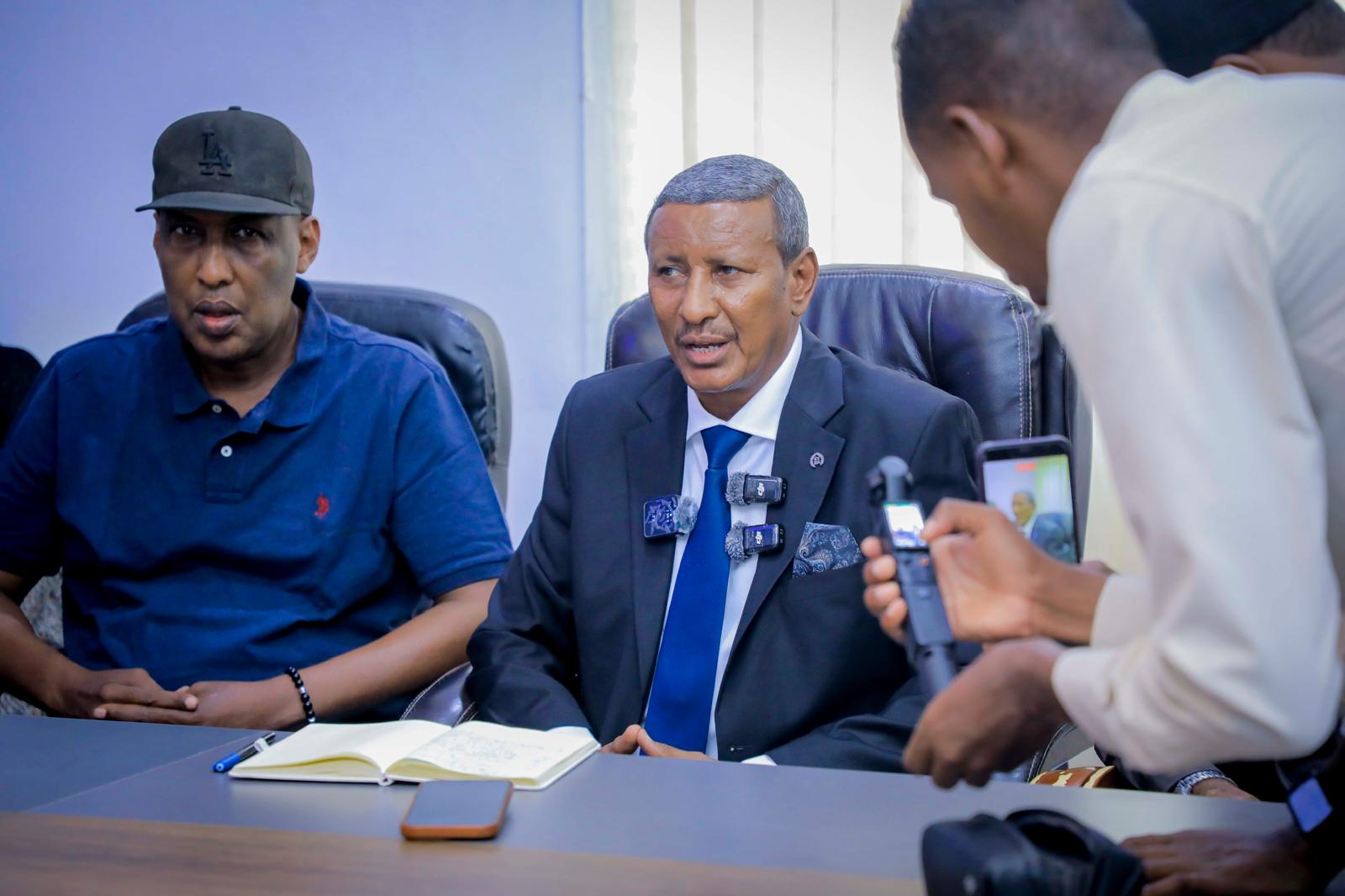Puntland minister of sport Mohamud Aidid photo Abdullahi Indho