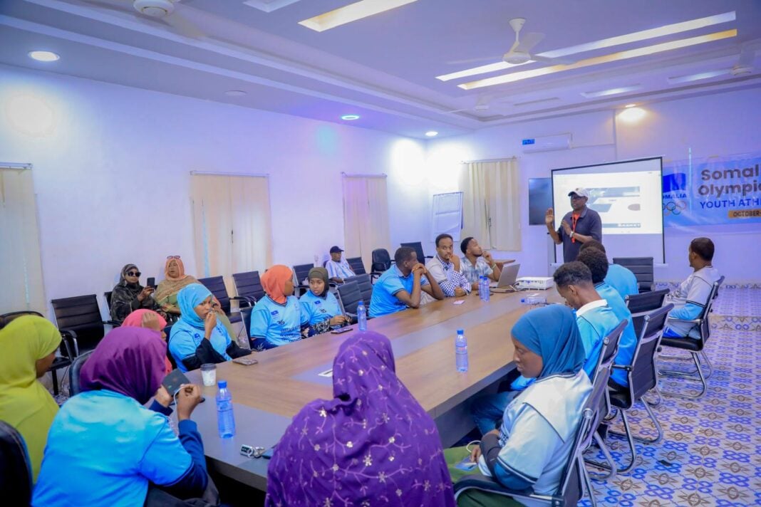 Olympic committee class session, photo Abdullahi Indho