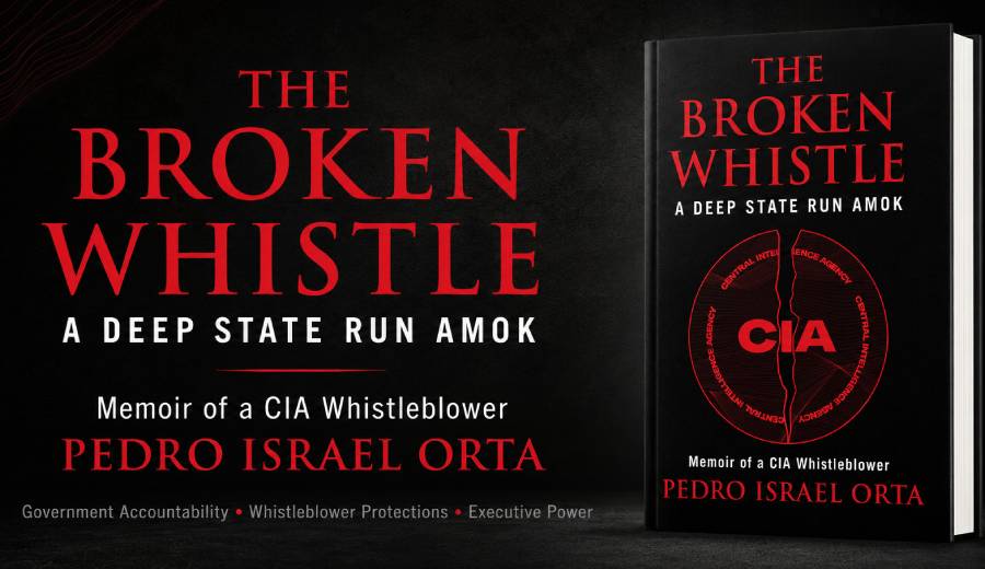 the broken whistle book cover by CIA whistleblower Pedro Israel Orta