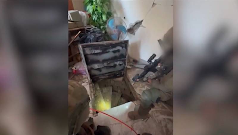 The Real Gaza – Not NAZA - Story 6 Tunnel shaft shown inside a Gaza home